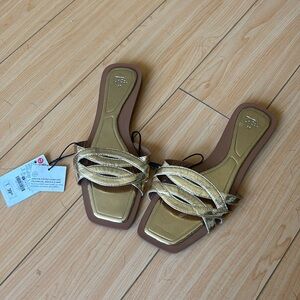 W6.5 Zara Gold Sandals